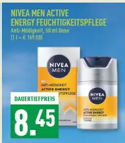 Marktkauf Nivea men active energy feuchtigkeitspflege Angebot