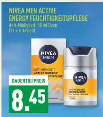 Marktkauf Nivea men active energy feuchtigkeitspflege Angebot