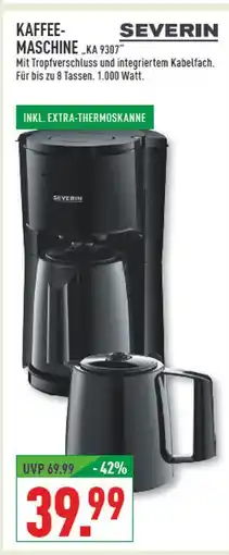 Marktkauf Severin kaffee-maschine „ka 9307“ Angebot