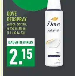 Marktkauf Dove deospray Angebot