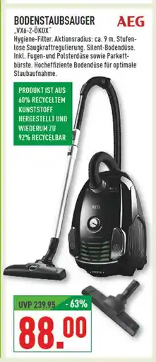 Marktkauf Aeg bodenstaubsauger „vx6-2-ökox“ Angebot
