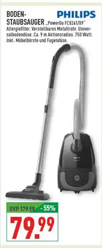 Marktkauf Philips boden-staubsauger „powergo fc8241/09“ Angebot