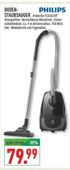 Marktkauf Philips boden-staubsauger „powergo fc8241/09“ Angebot