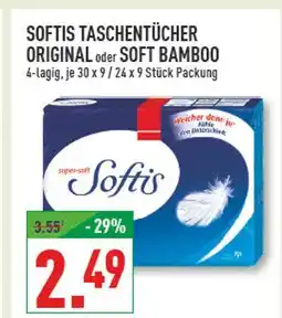 Marktkauf Softis softis taschentücher original oder soft bamboo Angebot