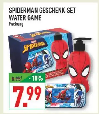 Marktkauf Spiderman geschenk-set water game Angebot