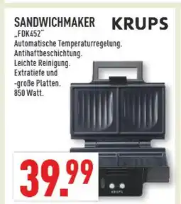 Marktkauf Krups sandwichmaker Angebot