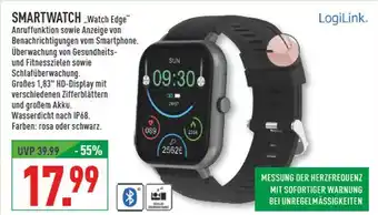 Marktkauf Logilink smartwatch „watch edge“ Angebot