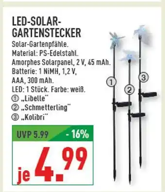 Marktkauf Led-solar-gartenstecker Angebot