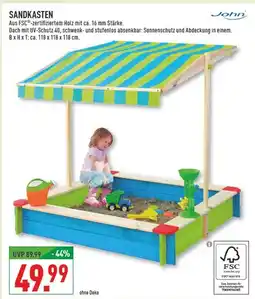 Marktkauf John sandkasten Angebot