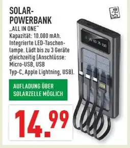 Marktkauf Solar-powerbank „all in one“ Angebot