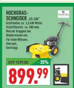 Marktkauf Bamato hochgras-schneider „gs-200“ Angebot