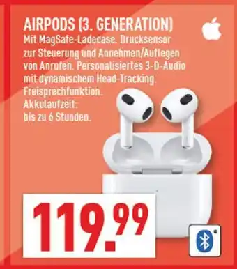 Marktkauf Apple airpods (3. generation) Angebot