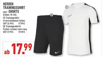 Marktkauf Nike herren trainingsshirt oder -shorts Angebot