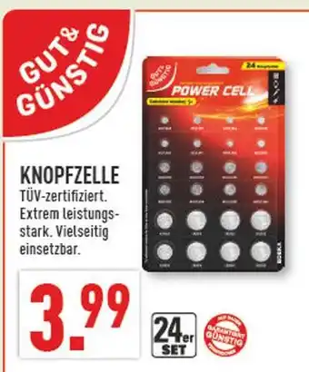 Marktkauf Gut&günstig knopfzelle Angebot