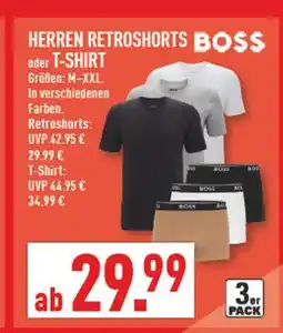 Marktkauf Boss herren retroshorts oder t-shirt Angebot
