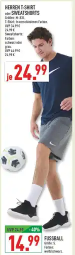 Marktkauf Nike herren t-shirt oder sweatshorts Angebot