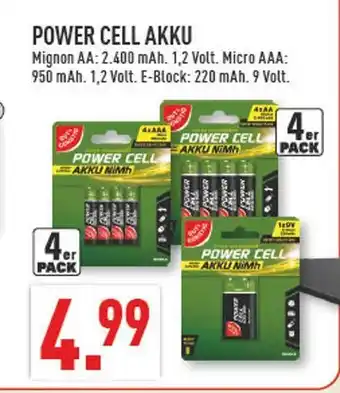 Marktkauf Power cell akku Angebot