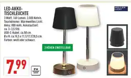 Marktkauf Müller licht led-akku-tischleuchte Angebot