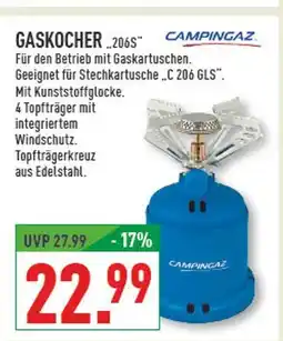 Marktkauf Campingaz gaskocher „206s“ Angebot