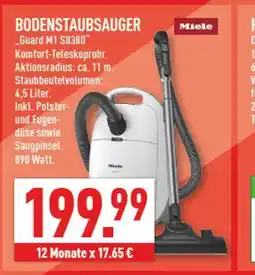 Marktkauf Miele bodenstaubsauger guard m1 s8380 Angebot