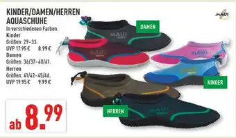 Marktkauf Maui sports kinder/damen/herren aquaschuhe Angebot