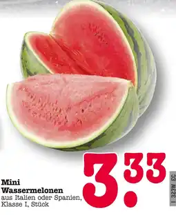 E-Center Mini wassermelonen Angebot