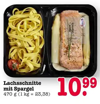 E-Center Lachsschnitte mit spargel Angebot