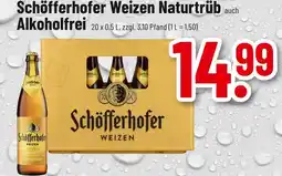 trinkgut Schöfferhofer weizen naturtrüb auch alkoholfrei Angebot