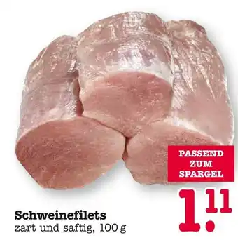 E-Center Schweinefilets Angebot
