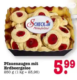 E-Center Scheck-in manufaktur pfauenaugen mit erdbeergelee Angebot