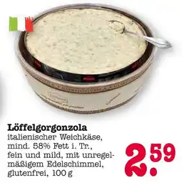 E-Center Löffelgorgonzola Angebot