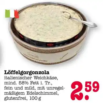 E-Center Löffelgorgonzola Angebot