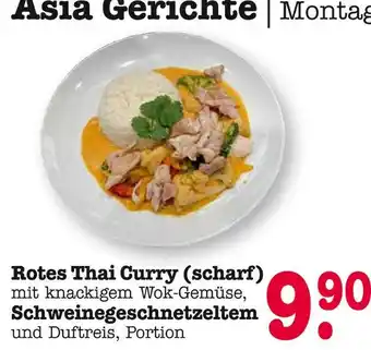 E-Center Rotes thai curry (scharf) Angebot