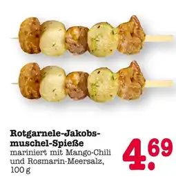 E-Center Rotgarnele-jakobsmuschel-spieße Angebot