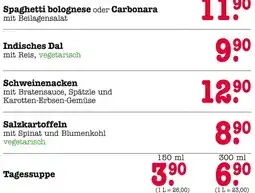 E-Center Spaghetti bolognese Angebot