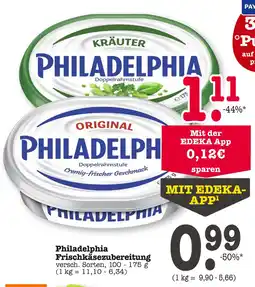 E-Center Philadelphia frischkäsezubereitung Angebot