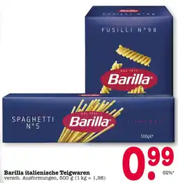 E-Center Barilla italienische teigwaren Angebot