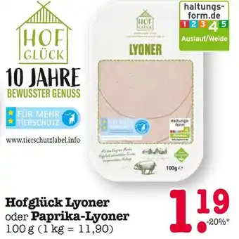 E-Center Hofglück lyoner Angebot