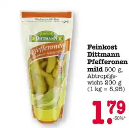 E-Center Feinkost dittmann pfefferonen mild Angebot