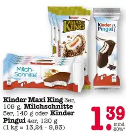 E-Center Kinder maxi king Angebot