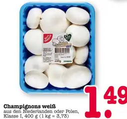 E-Center Edeka champignons weiß Angebot