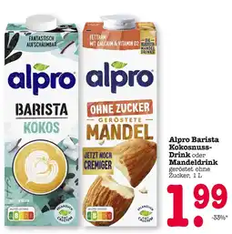 E-Center Alpro barista kokos-drink Angebot