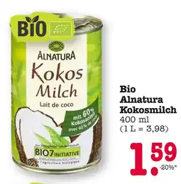 E-Center Alnatura kokosmilch Angebot