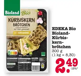 E-Center Bioland kürbiskernbrötchen Angebot