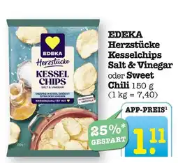 E-Center Edeka herzstücke kesselchips salt & vinegar Angebot