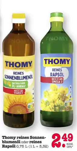E-Center Thomy reines sonnenblumenöl Angebot