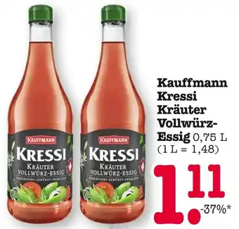 E-Center Kauffmann kressi kräuter vollwürz-essig Angebot