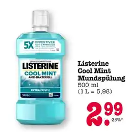 E-Center Listerine cool mint mundspülung Angebot