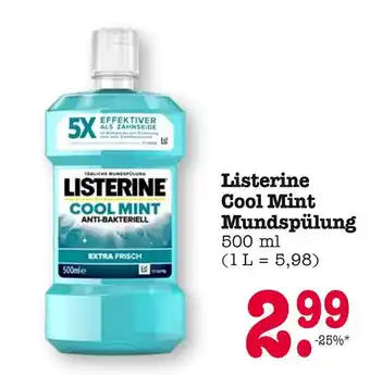 E-Center Listerine cool mint mundspülung Angebot