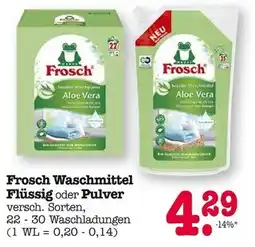 E-Center Frosch waschmittel flüssig oder pulver Angebot